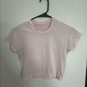 Pink lululemon tee strawberry milkshake